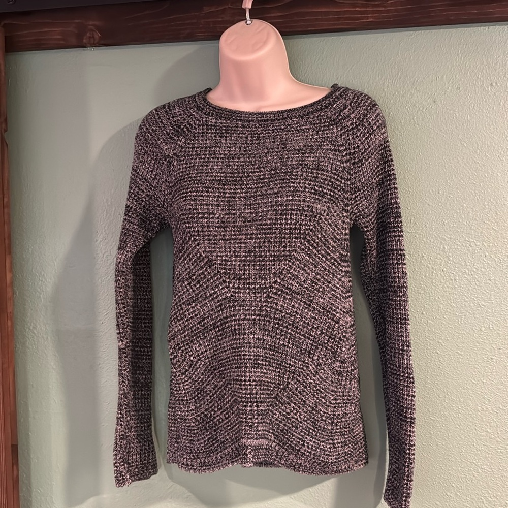 Black and white sweater